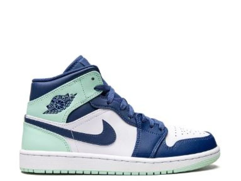 Nike Air Jordan 1 Mid burdeos con gris
